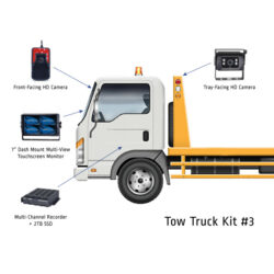 tow truck kit dual camera touchscreen