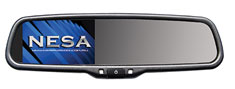 Video playback mirror for vehicles 